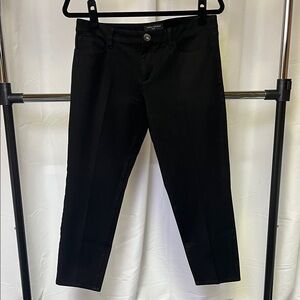 Banana Republic women’s skinny Sloan pant Black Cropped size 10